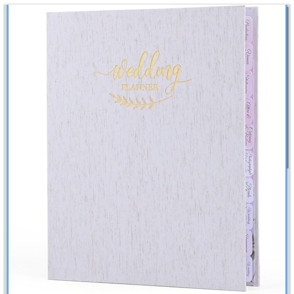 New, Linen Wedding Planner for Bride Wedding Planning Book and Organizer